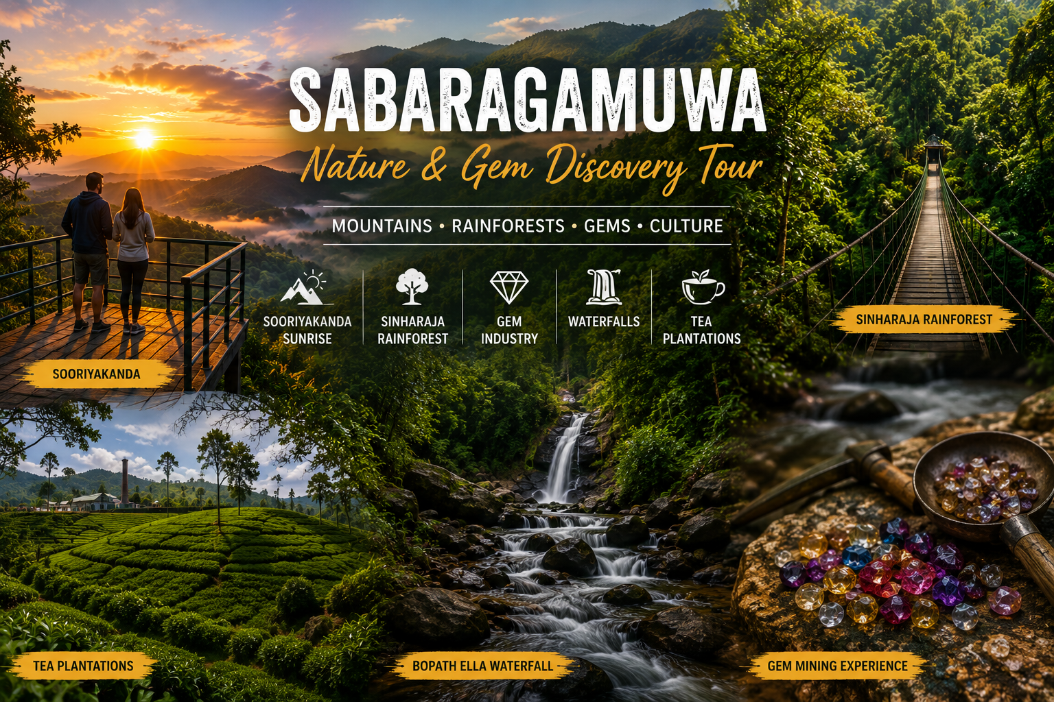 4-Day Sabaragamuwa Nature & Gem Discovery Tour